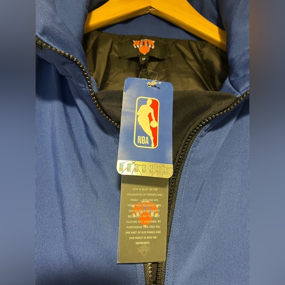Kith for the New York Knicks Wings Quarter Zip Anorak - Size M - Starter jacket - Picture 4 of 5